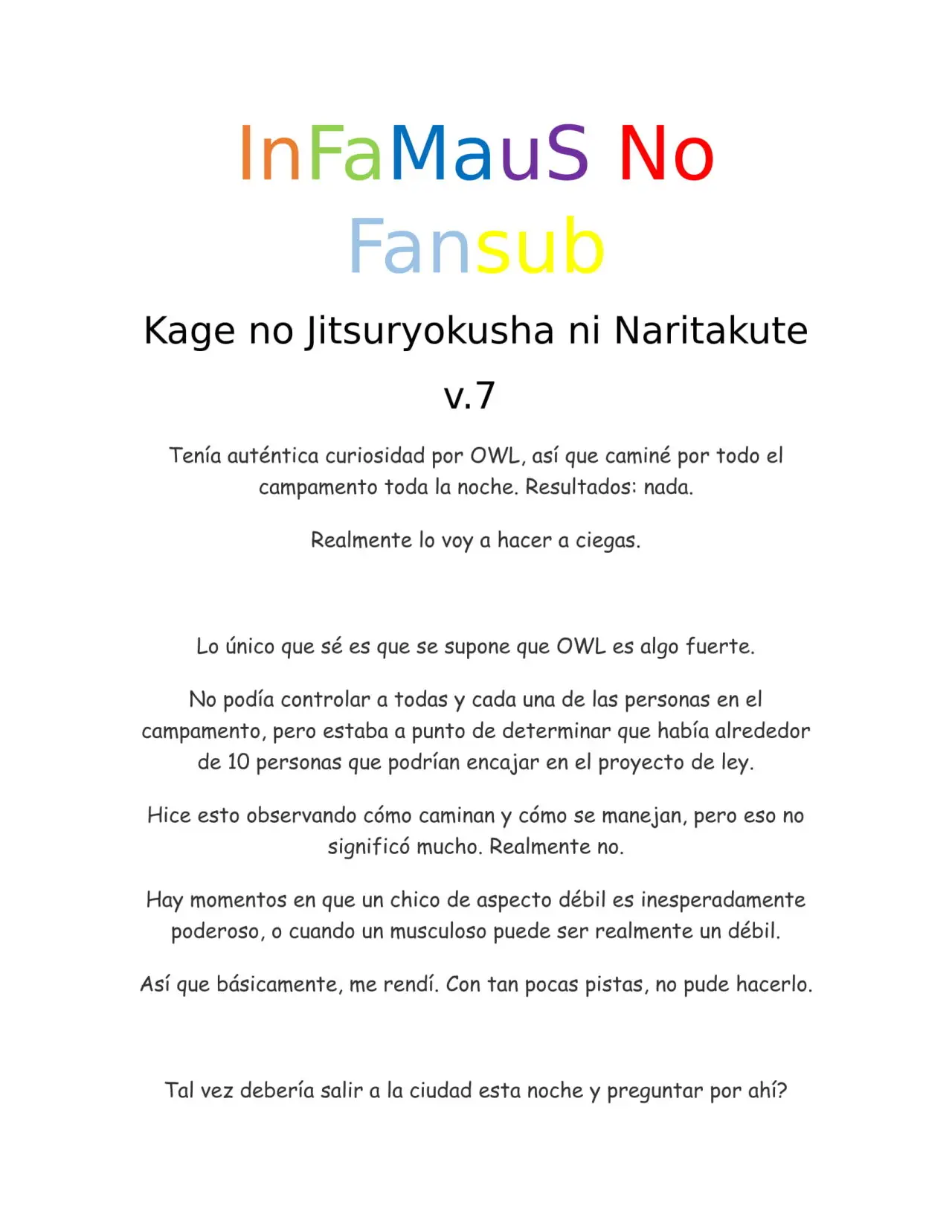 Kage no Jitsuryokusha ni Naritakute (Novela) - Capítulo 151 - Página 1 - LectorTMOo