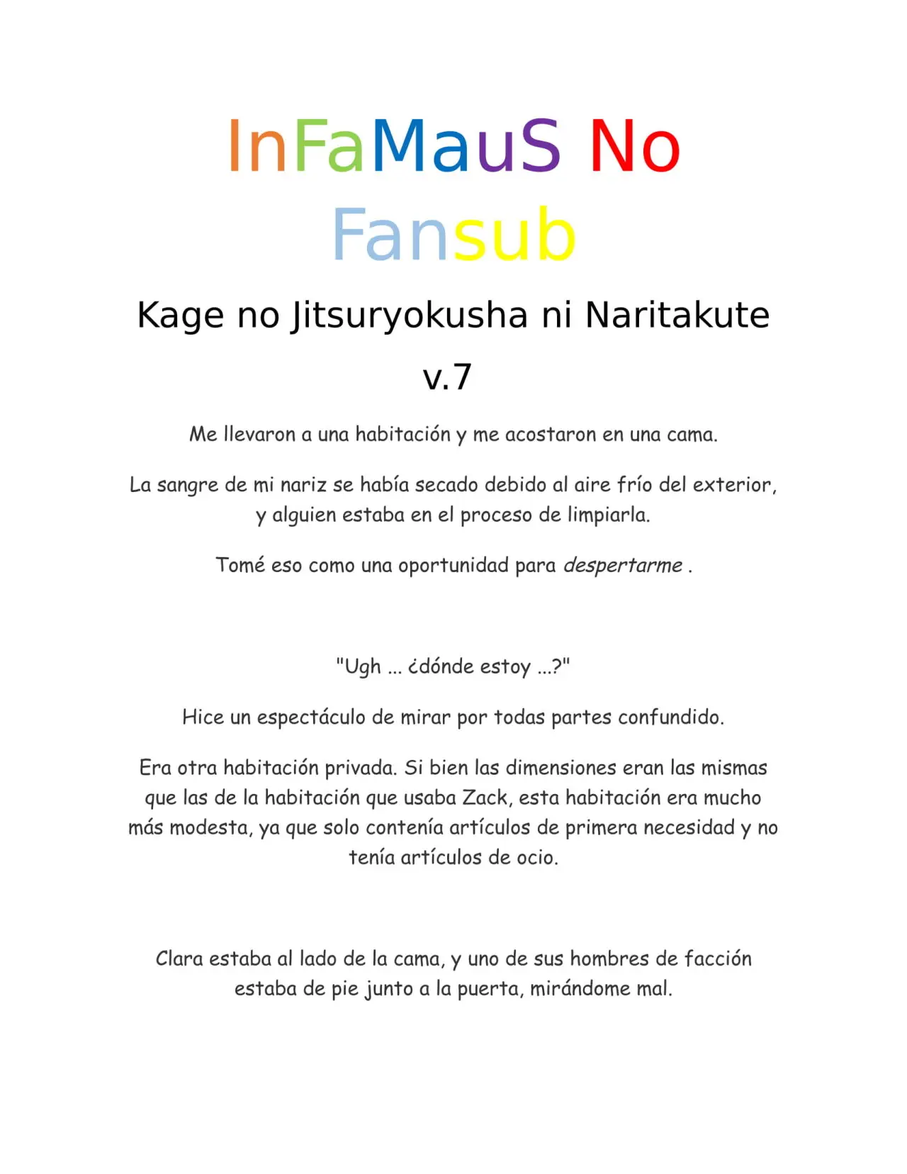 Kage no Jitsuryokusha ni Naritakute (Novela) - Capítulo 152 - Página 1 - LectorTMOo