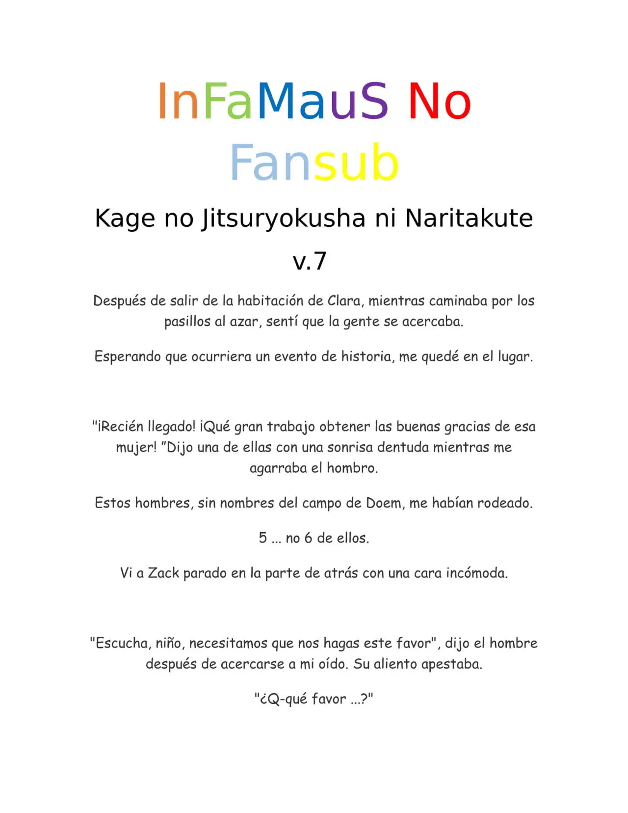 Kage no Jitsuryokusha ni Naritakute (Novela) - Capítulo 153 - Página 1 - LectorTMOo