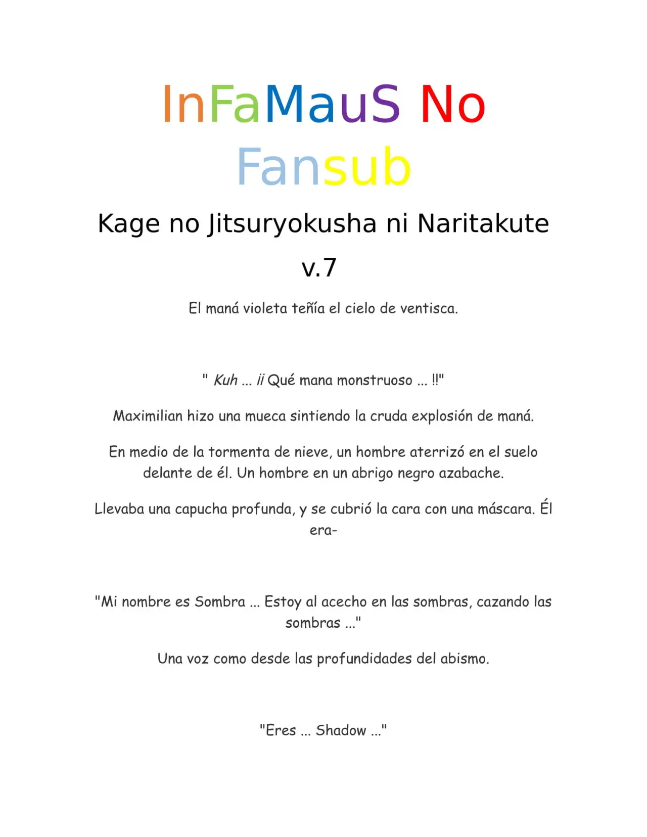 Kage no Jitsuryokusha ni Naritakute (Novela) - Capítulo 164 - Página 1 - LectorTMOo
