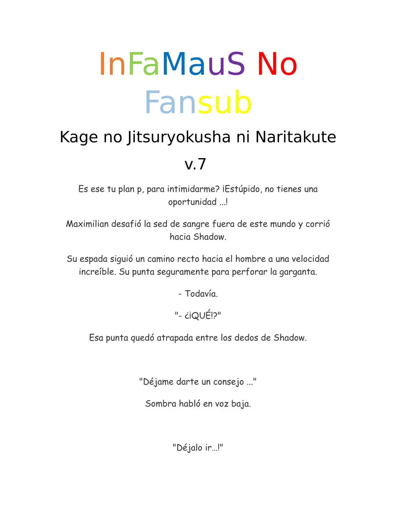 Kage no Jitsuryokusha ni Naritakute (Novela) - Capítulo 166 - Página 1 - LectorTMOo