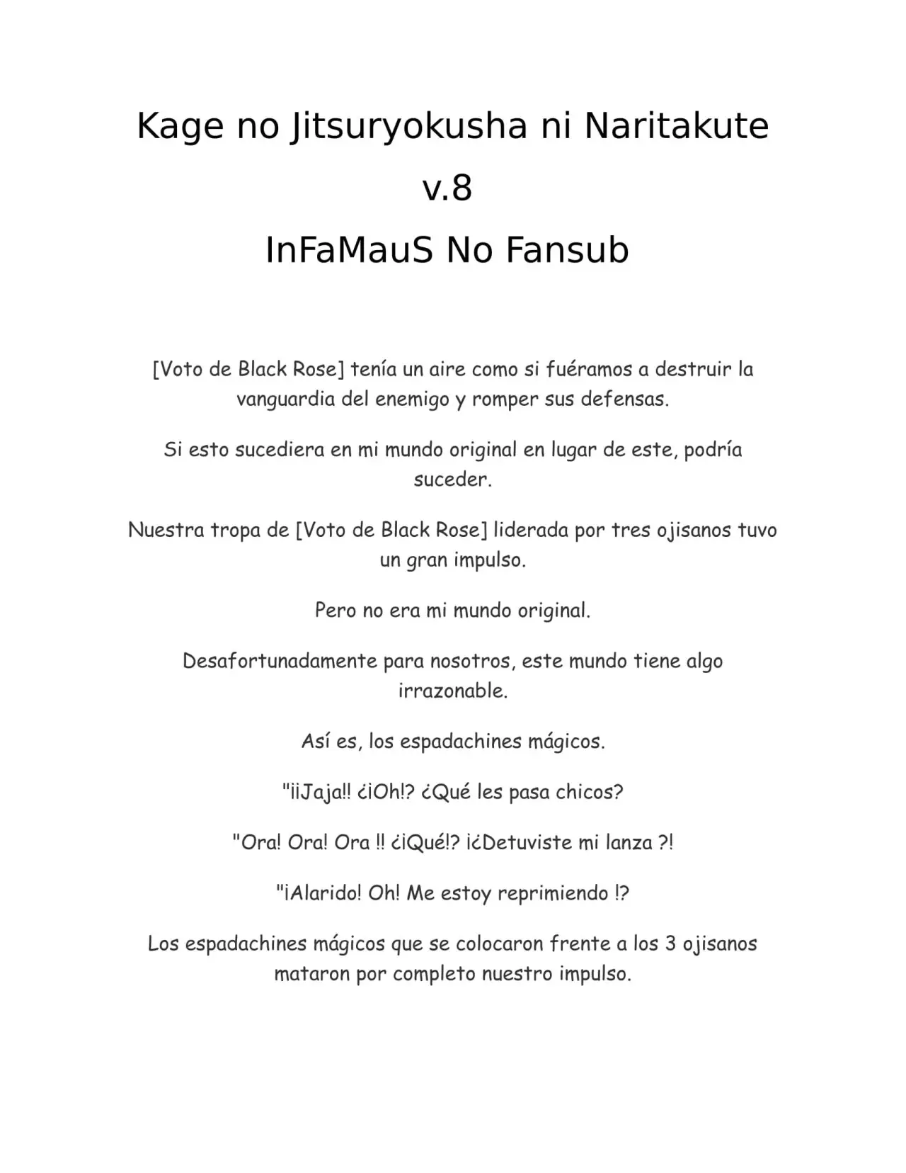 Kage no Jitsuryokusha ni Naritakute (Novela) - Capítulo 173 - Página 1 - LectorTMOo