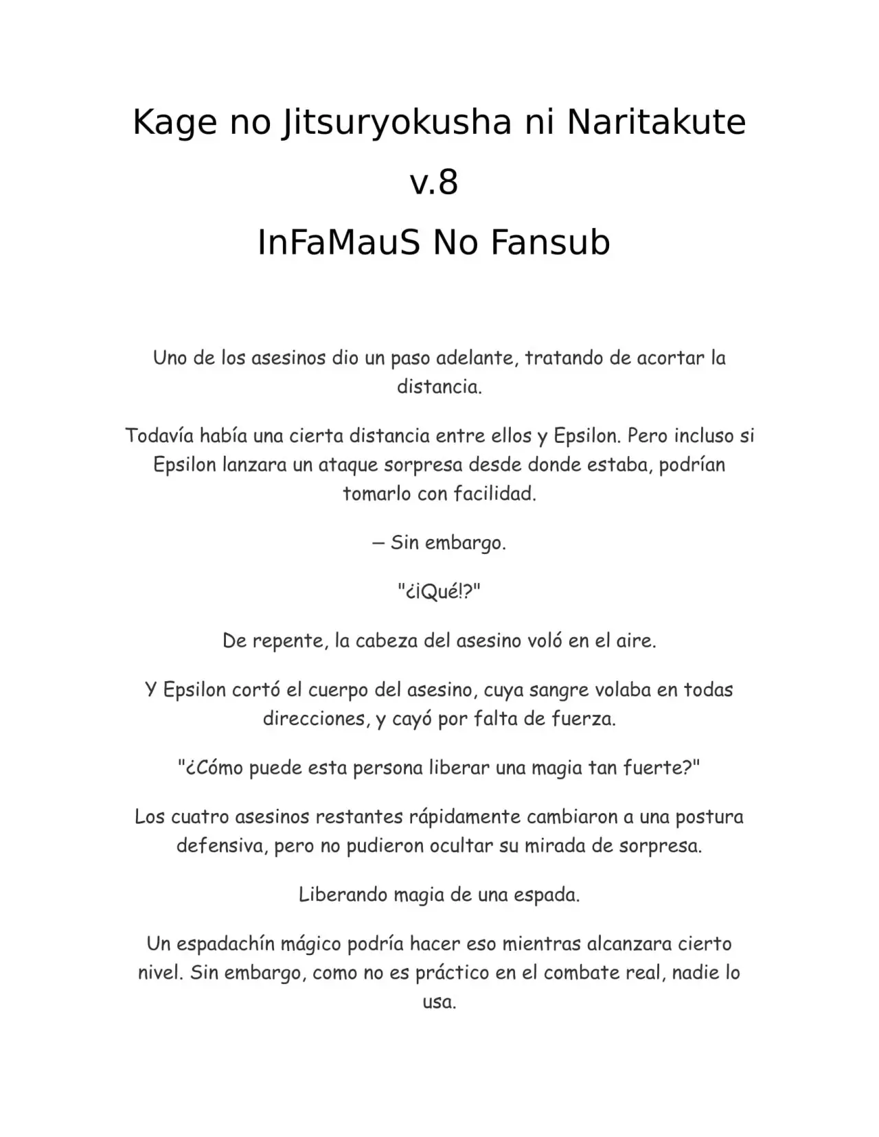 Kage no Jitsuryokusha ni Naritakute (Novela) - Capítulo 178 - Página 1 - LectorTMOo