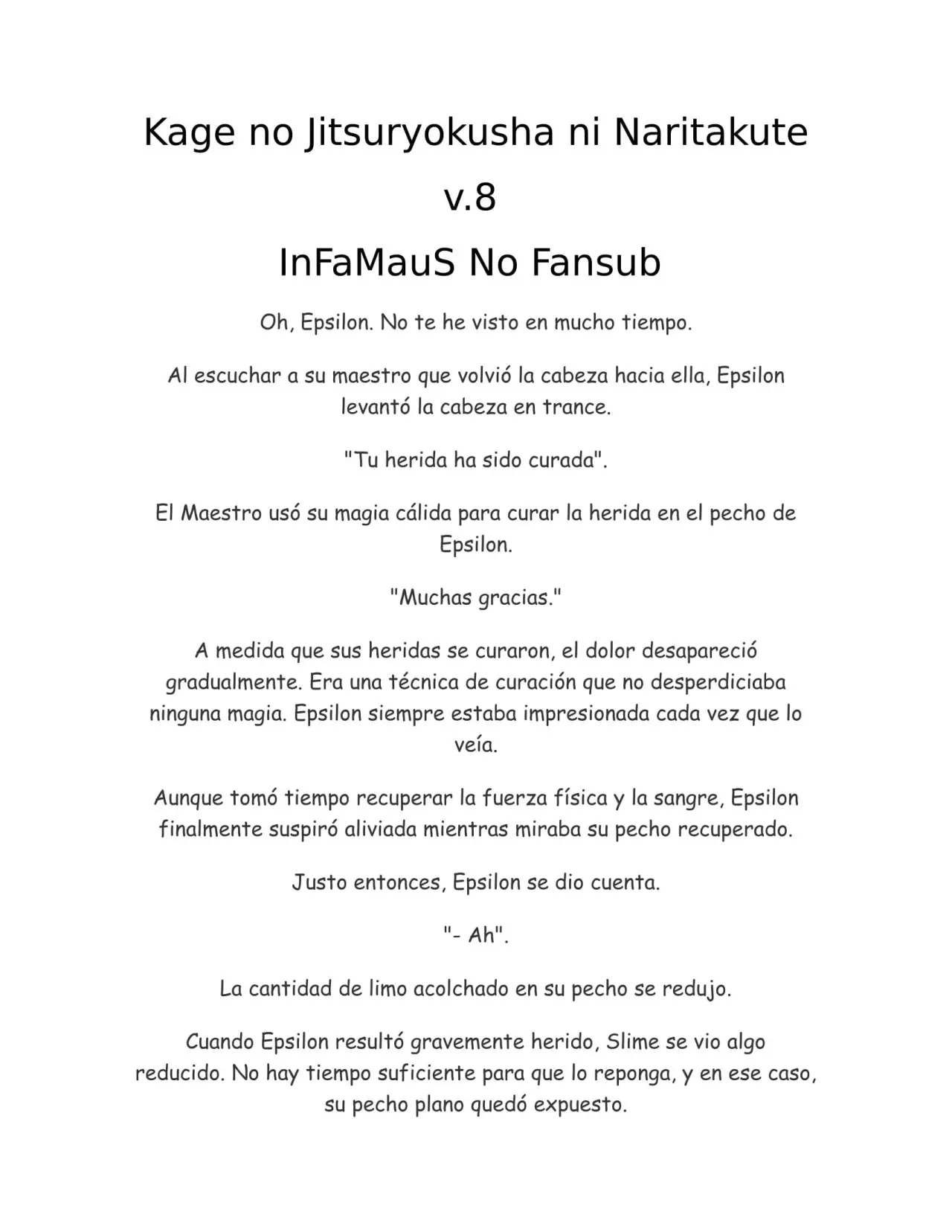 Kage no Jitsuryokusha ni Naritakute (Novela) - Capítulo 180 - Página 1 - LectorTMOo