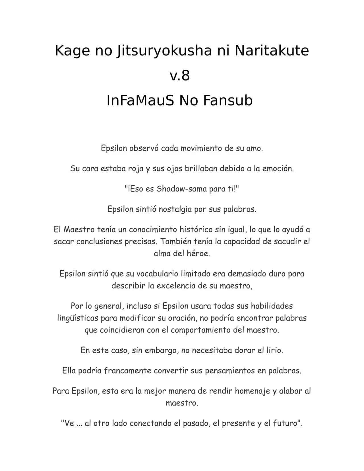 Kage no Jitsuryokusha ni Naritakute (Novela) - Capítulo 183 - Página 1 - LectorTMOo