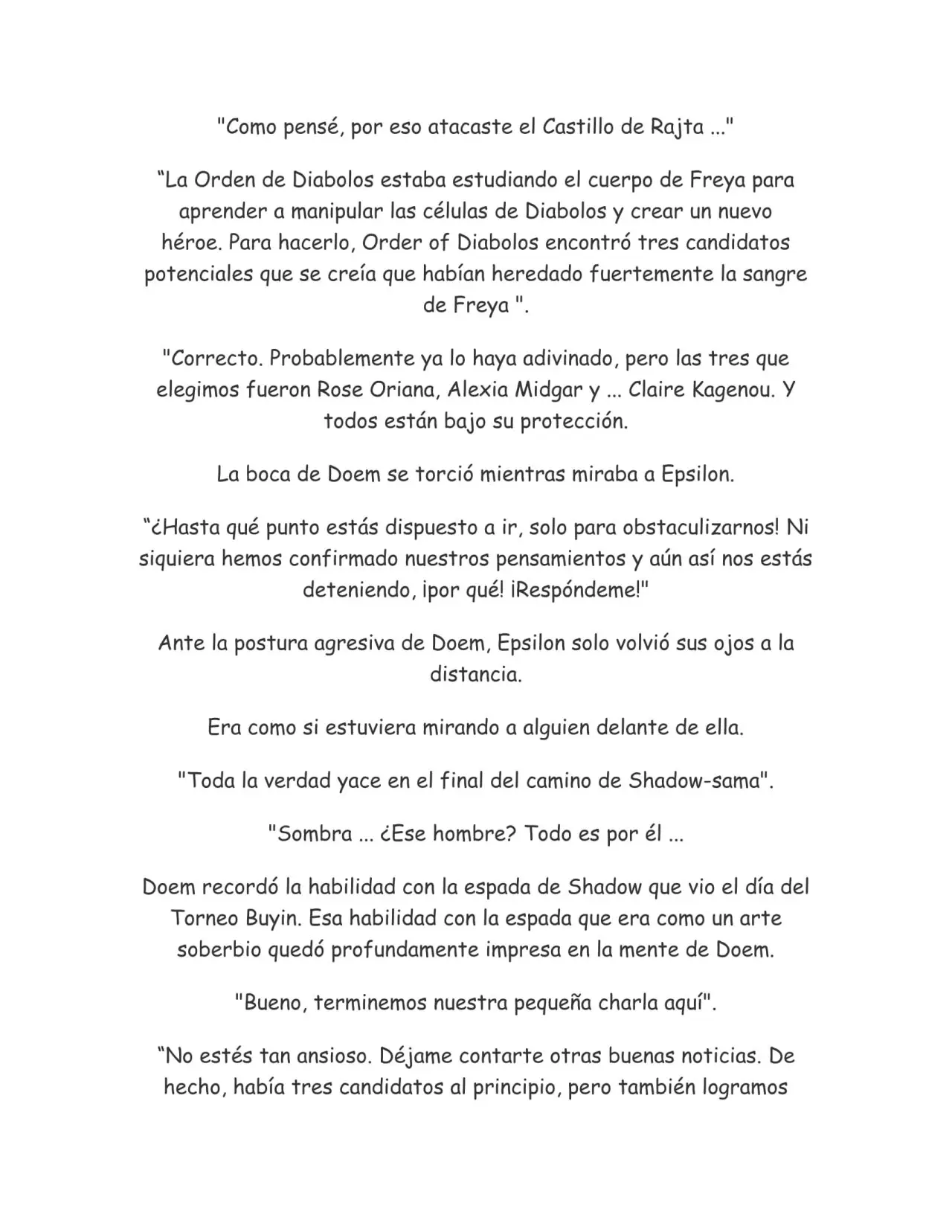 Kage no Jitsuryokusha ni Naritakute (Novela) - Capítulo 189 - Página 5 - LectorTMOo