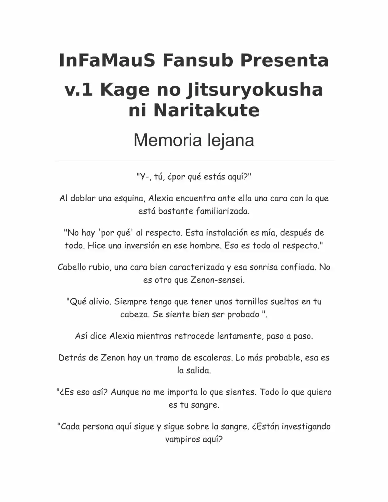 Kage no Jitsuryokusha ni Naritakute (Novela) - Capítulo 19 - Página 1 - LectorTMOo