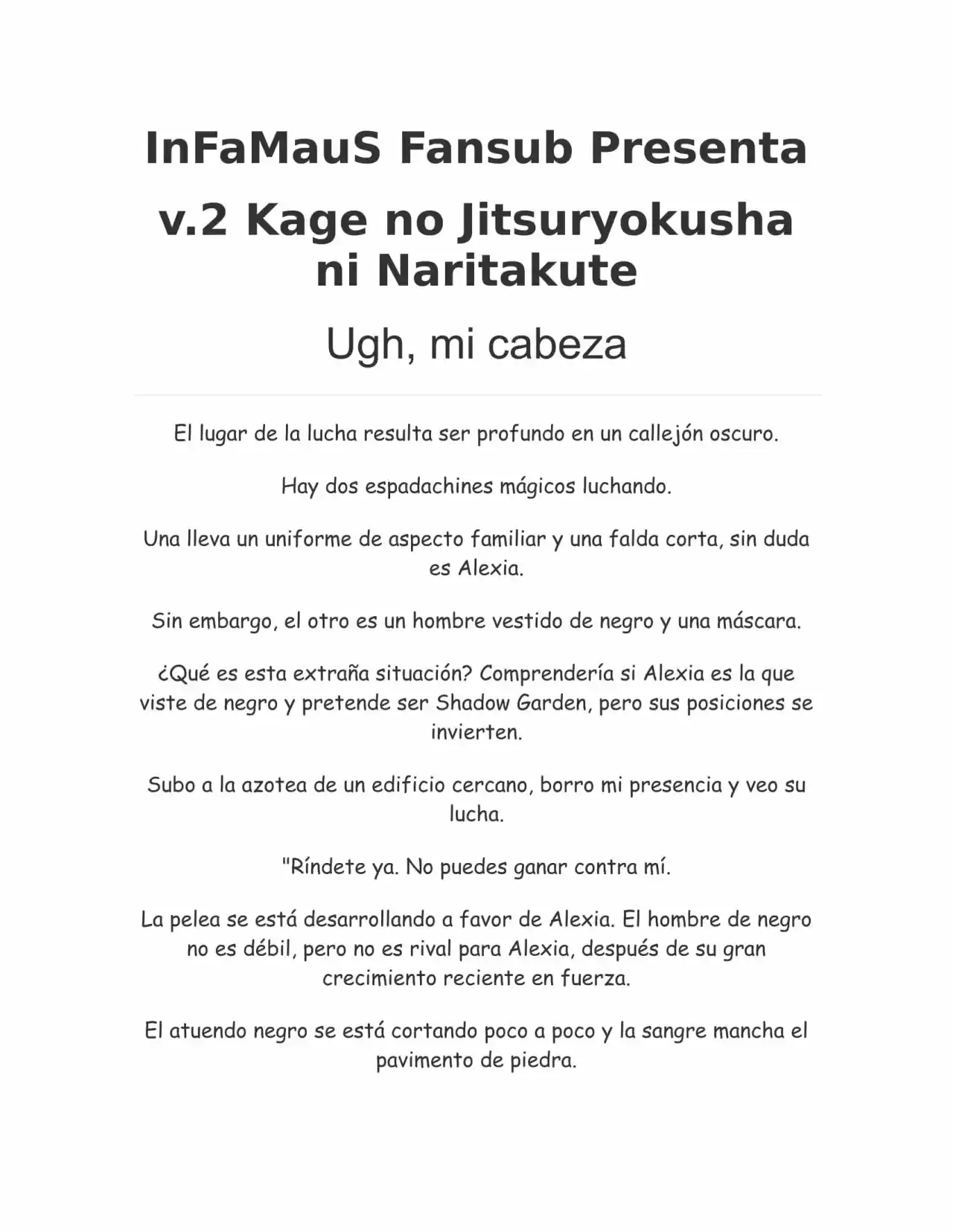 Kage no Jitsuryokusha ni Naritakute (Novela) - Capítulo 26 - Página 1 - LectorTMOo