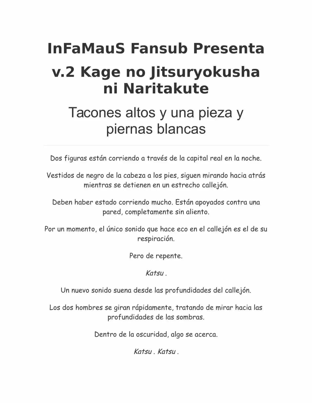 Kage no Jitsuryokusha ni Naritakute (Novela) - Capítulo 27 - Página 1 - LectorTMOo