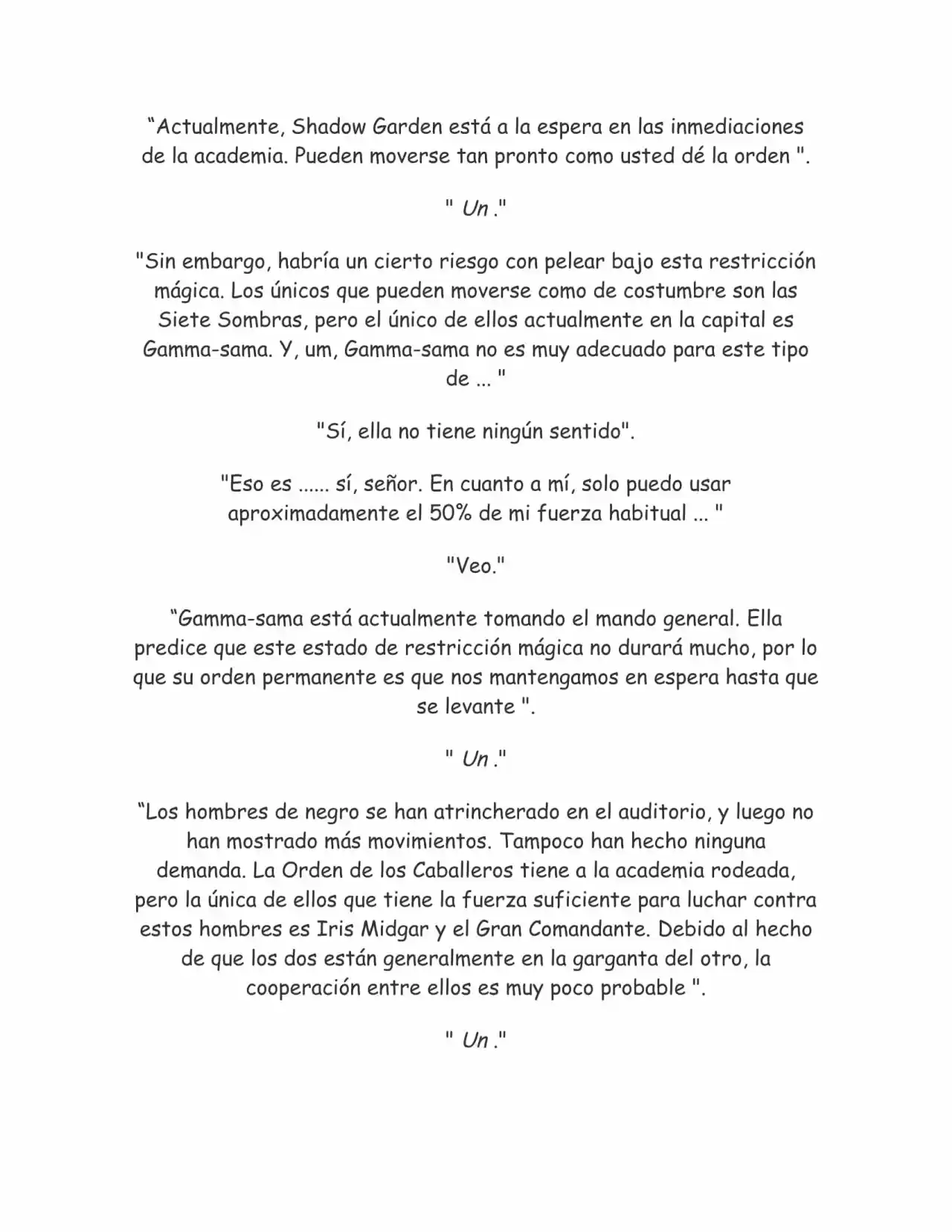 Kage no Jitsuryokusha ni Naritakute (Novela) - Capítulo 38 - Página 4 - LectorTMOo