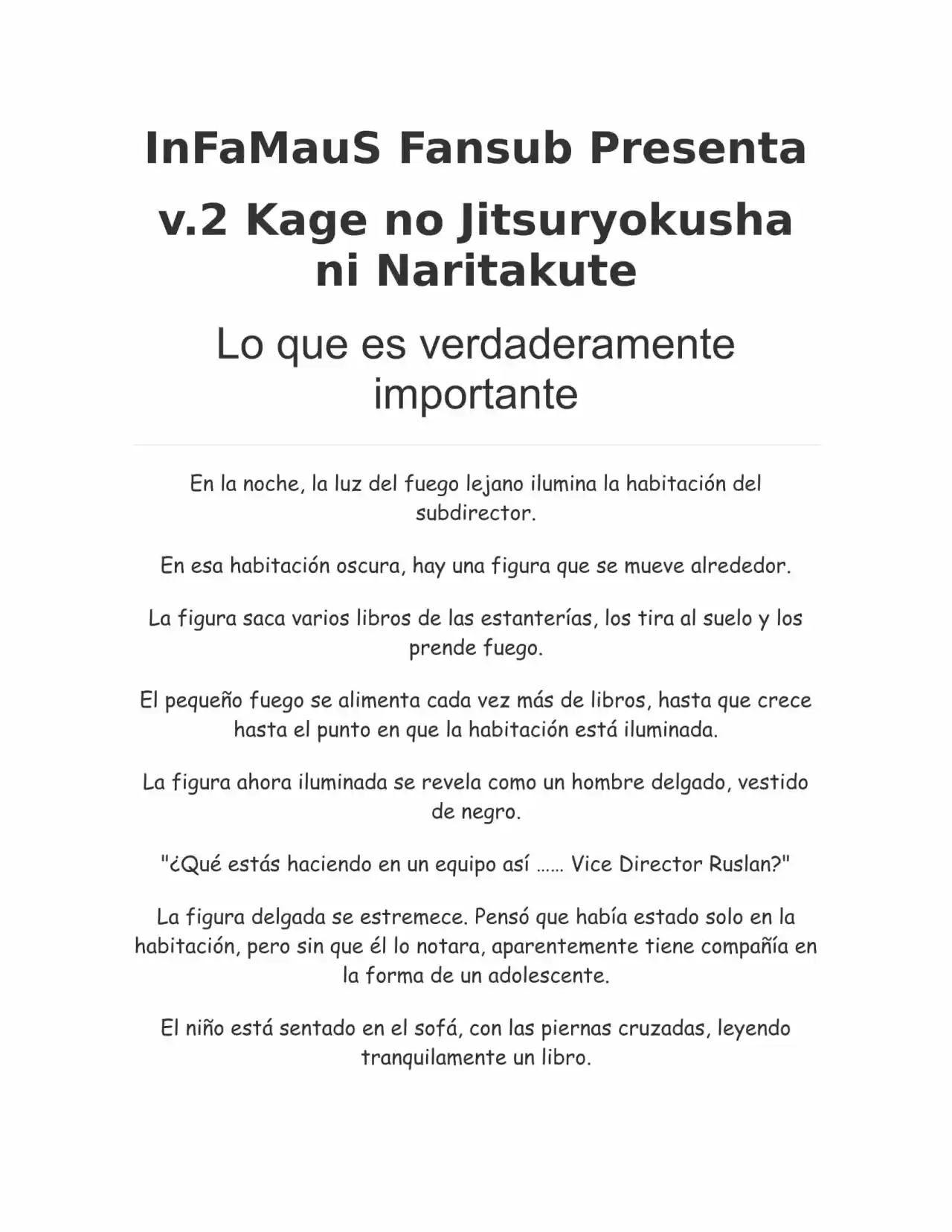 Kage no Jitsuryokusha ni Naritakute (Novela) - Capítulo 40 - Página 1 - LectorTMOo