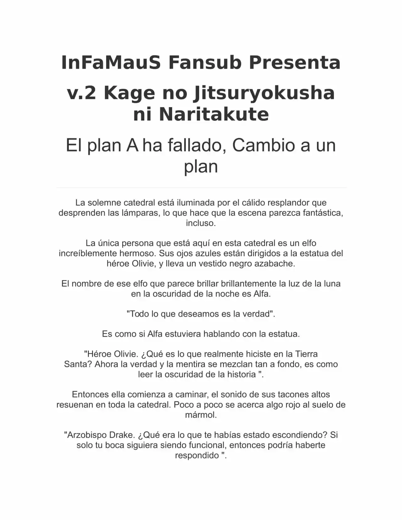 Kage no Jitsuryokusha ni Naritakute (Novela) - Capítulo 45 - Página 1 - LectorTMOo