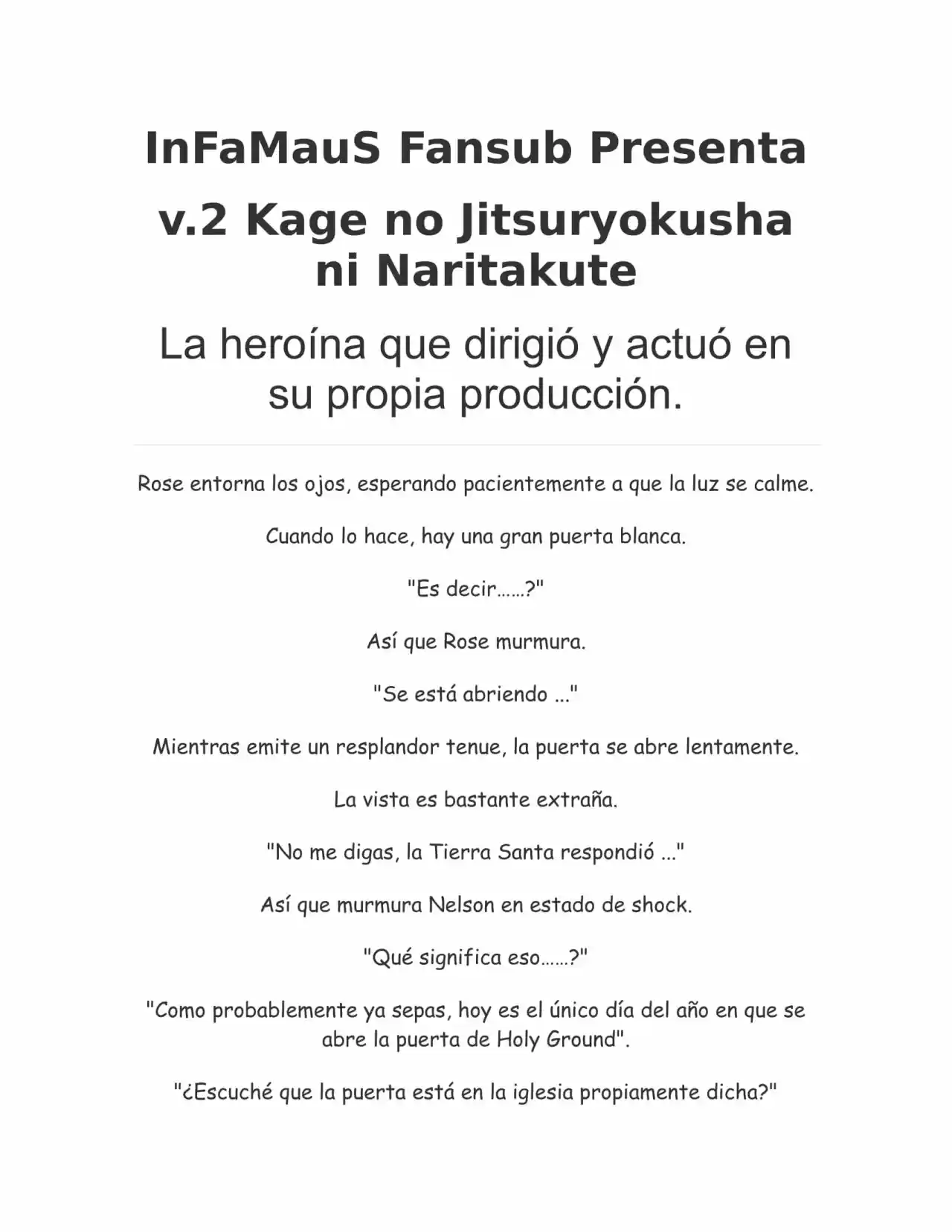 Kage no Jitsuryokusha ni Naritakute (Novela) - Capítulo 50 - Página 1 - LectorTMOo