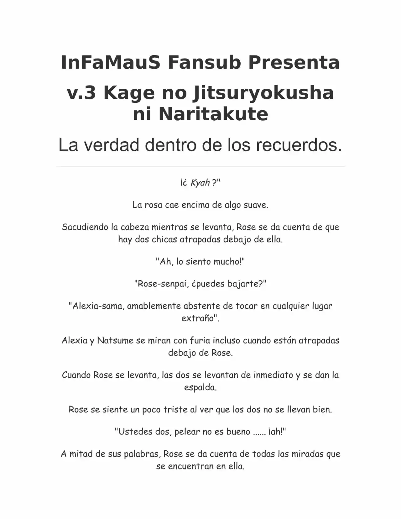 Kage no Jitsuryokusha ni Naritakute (Novela) - Capítulo 52 - Página 1 - LectorTMOo