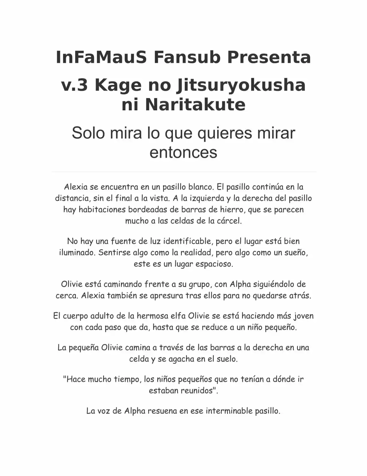 Kage no Jitsuryokusha ni Naritakute (Novela) - Capítulo 55 - Página 1 - LectorTMOo