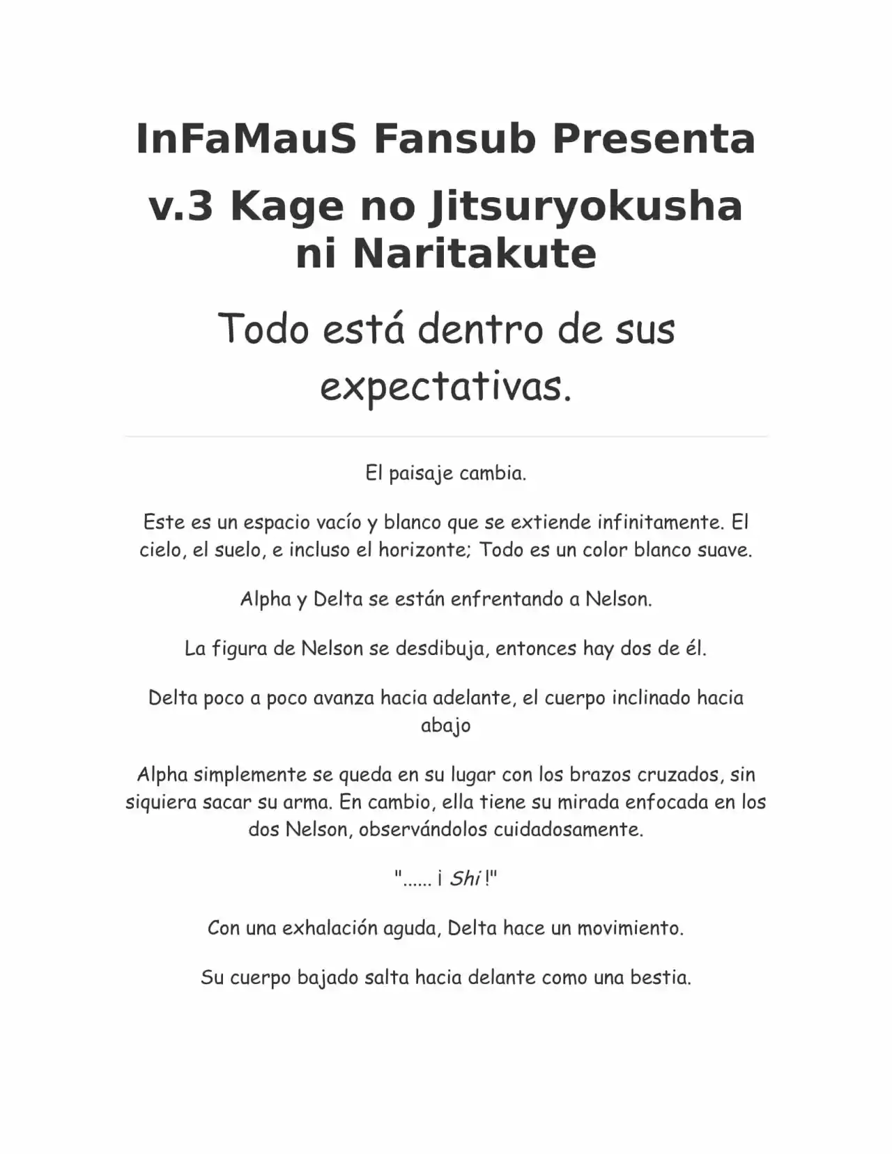 Kage no Jitsuryokusha ni Naritakute (Novela) - Capítulo 57 - Página 1 - LectorTMOo