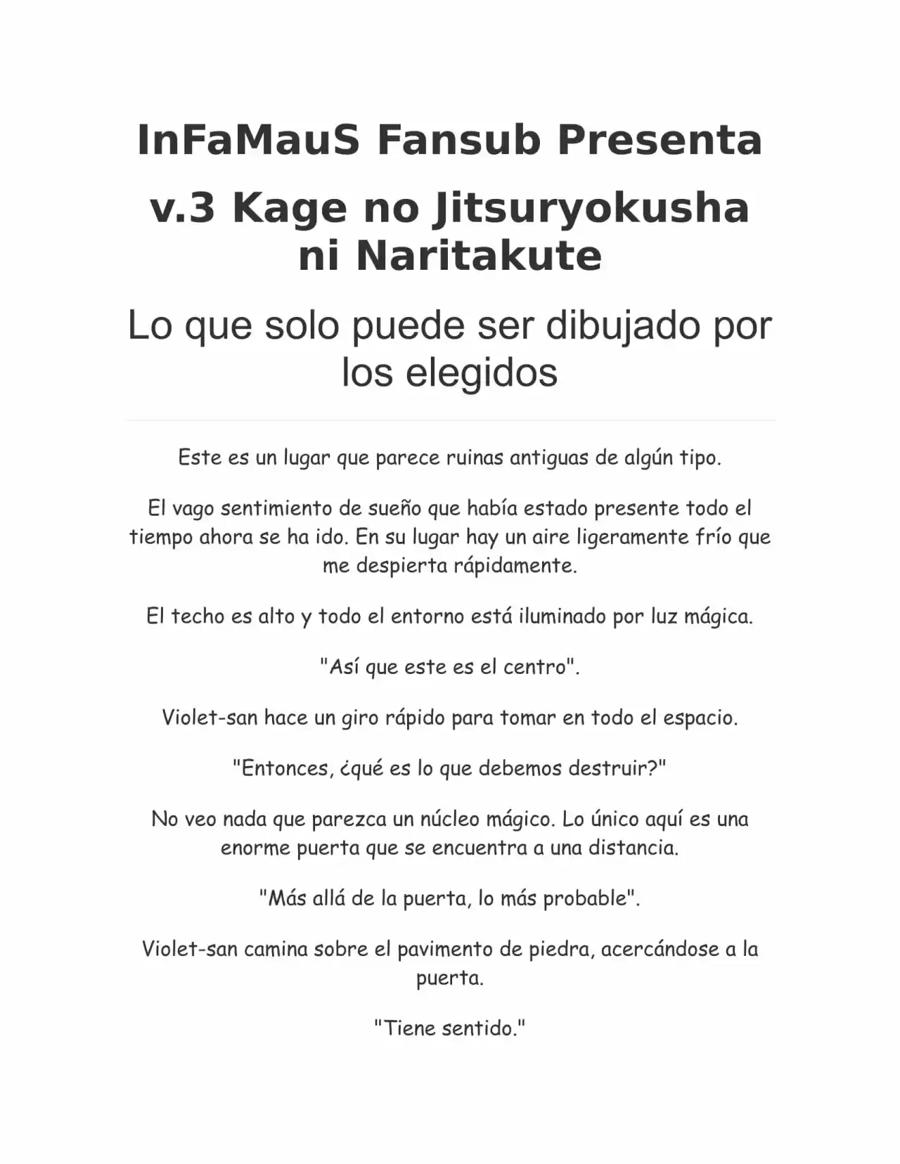 Kage No Jitsuryokusha Ni Naritakute (Novela) - Capítulo 58 - Página 1 - LectorTMOo