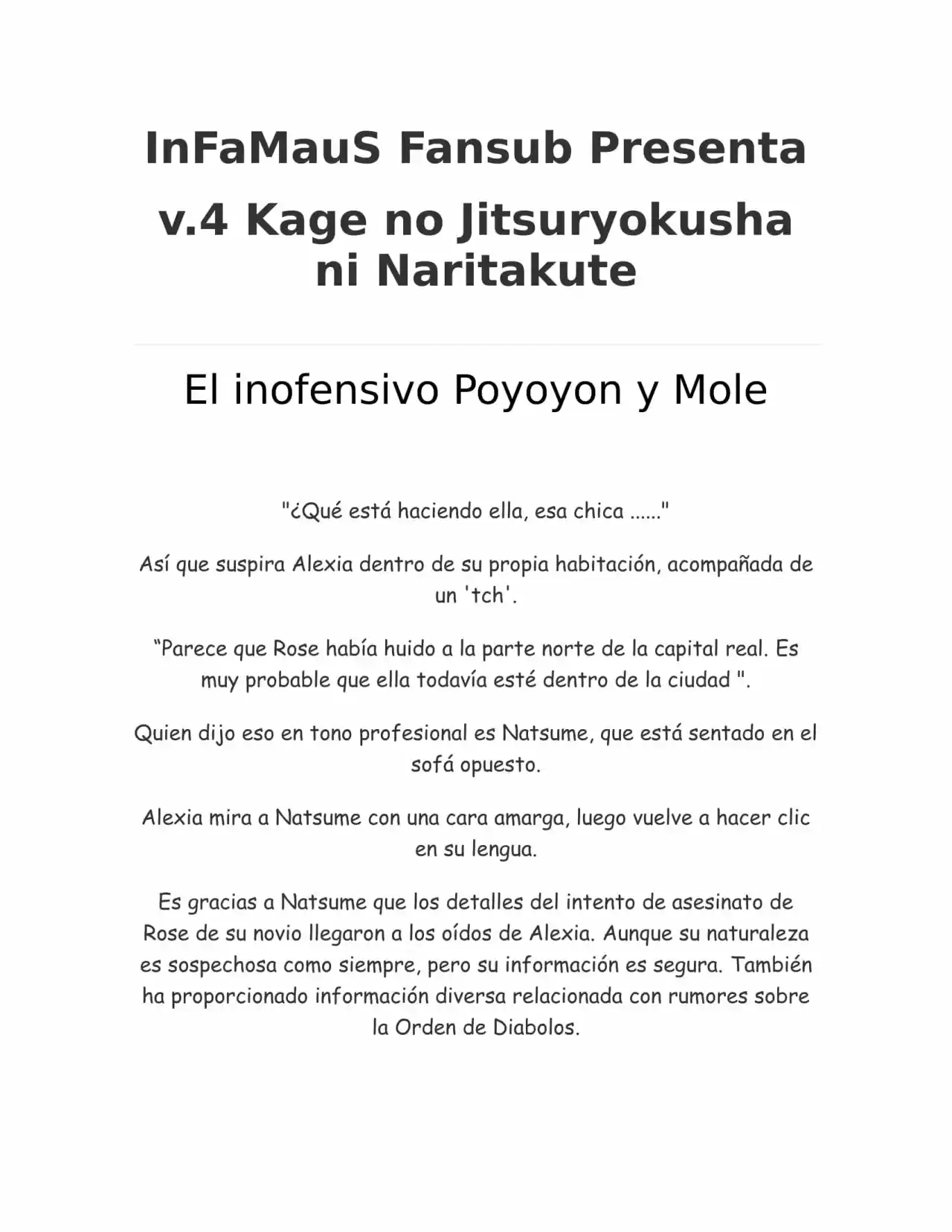 Kage no Jitsuryokusha ni Naritakute (Novela) - Capítulo 66 - Página 1 - LectorTMOo
