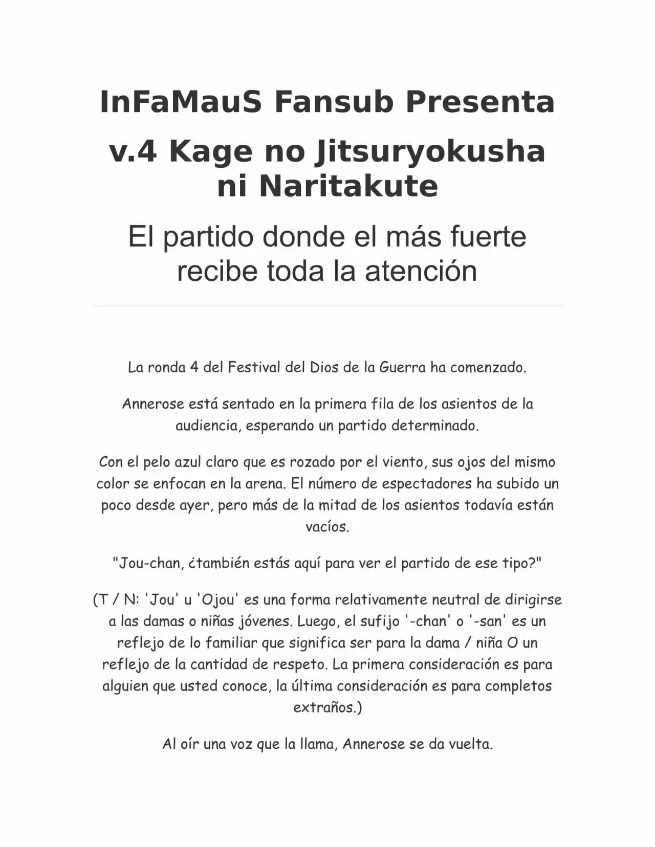 Kage no Jitsuryokusha ni Naritakute (Novela) - Capítulo 68 - Página 1 - LectorTMOo