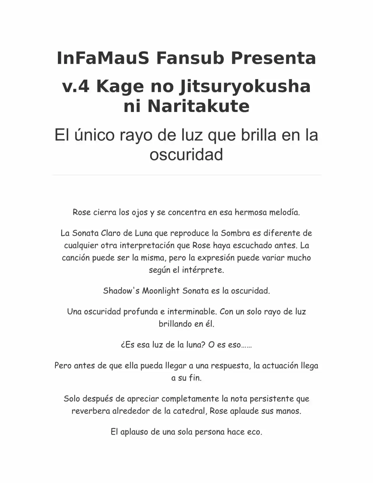 Kage no Jitsuryokusha ni Naritakute (Novela) - Capítulo 74 - Página 1 - LectorTMOo