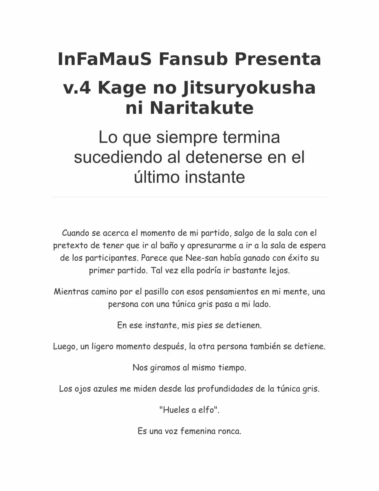 Kage no Jitsuryokusha ni Naritakute (Novela) - Capítulo 78 - Página 1 - LectorTMOo