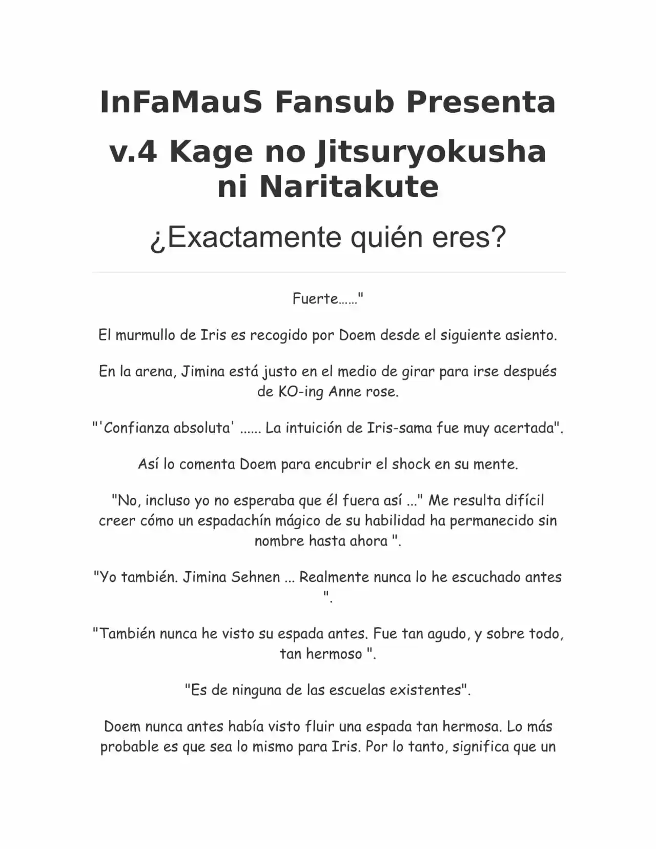 Kage no Jitsuryokusha ni Naritakute (Novela) - Capítulo 80 - Página 1 - LectorTMOo