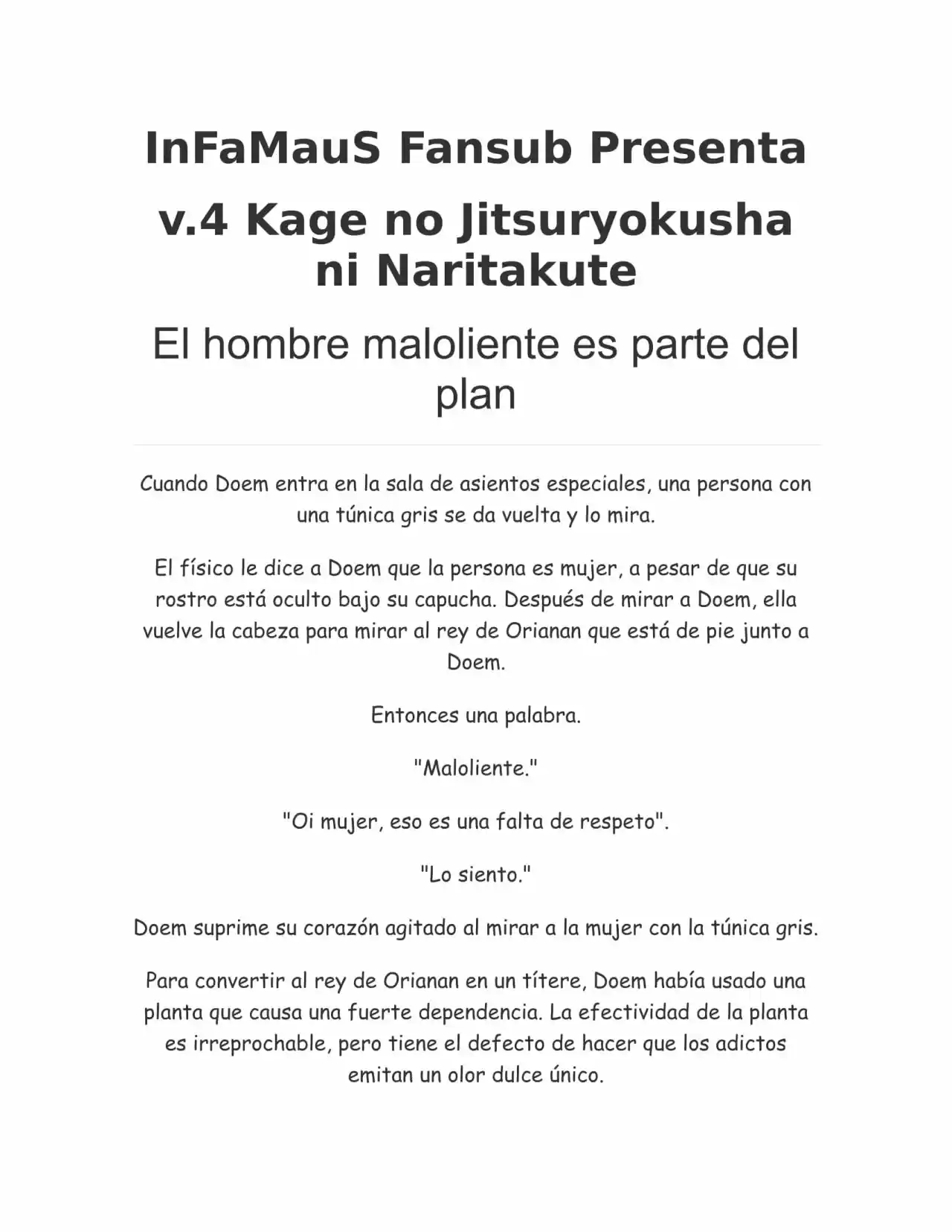 Kage no Jitsuryokusha ni Naritakute (Novela) - Capítulo 82 - Página 1 - LectorTMOo