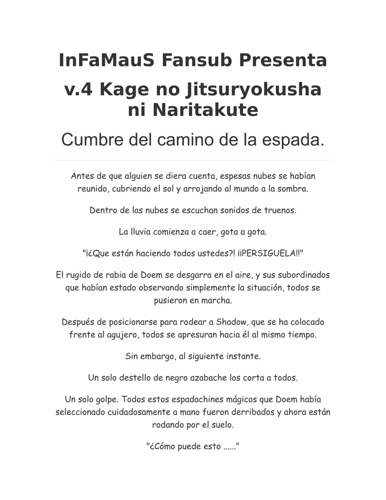 Kage no Jitsuryokusha ni Naritakute (Novela) - Capítulo 86 - Página 1 - LectorTMOo