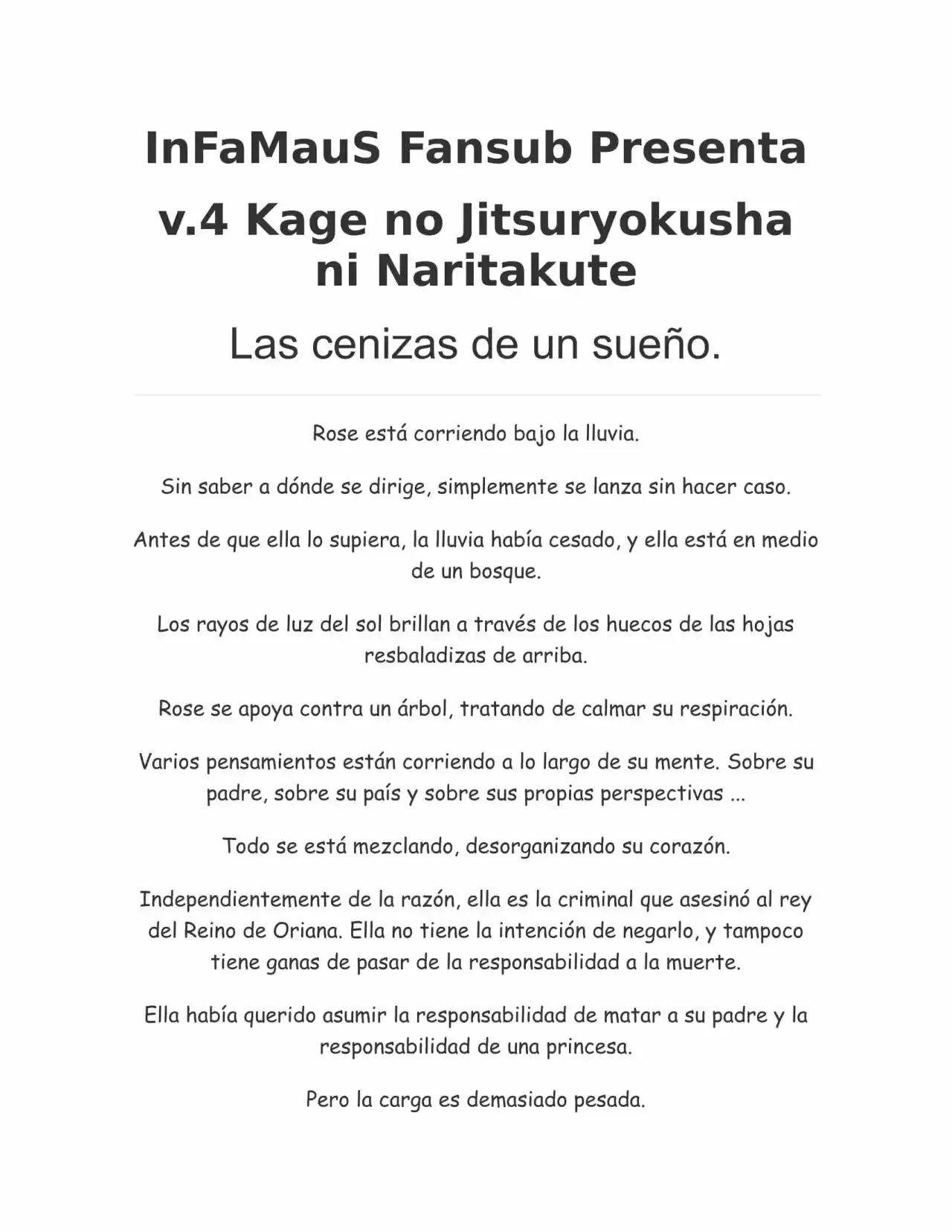 Kage no Jitsuryokusha ni Naritakute (Novela) - Capítulo 88 - Página 1 - LectorTMOo