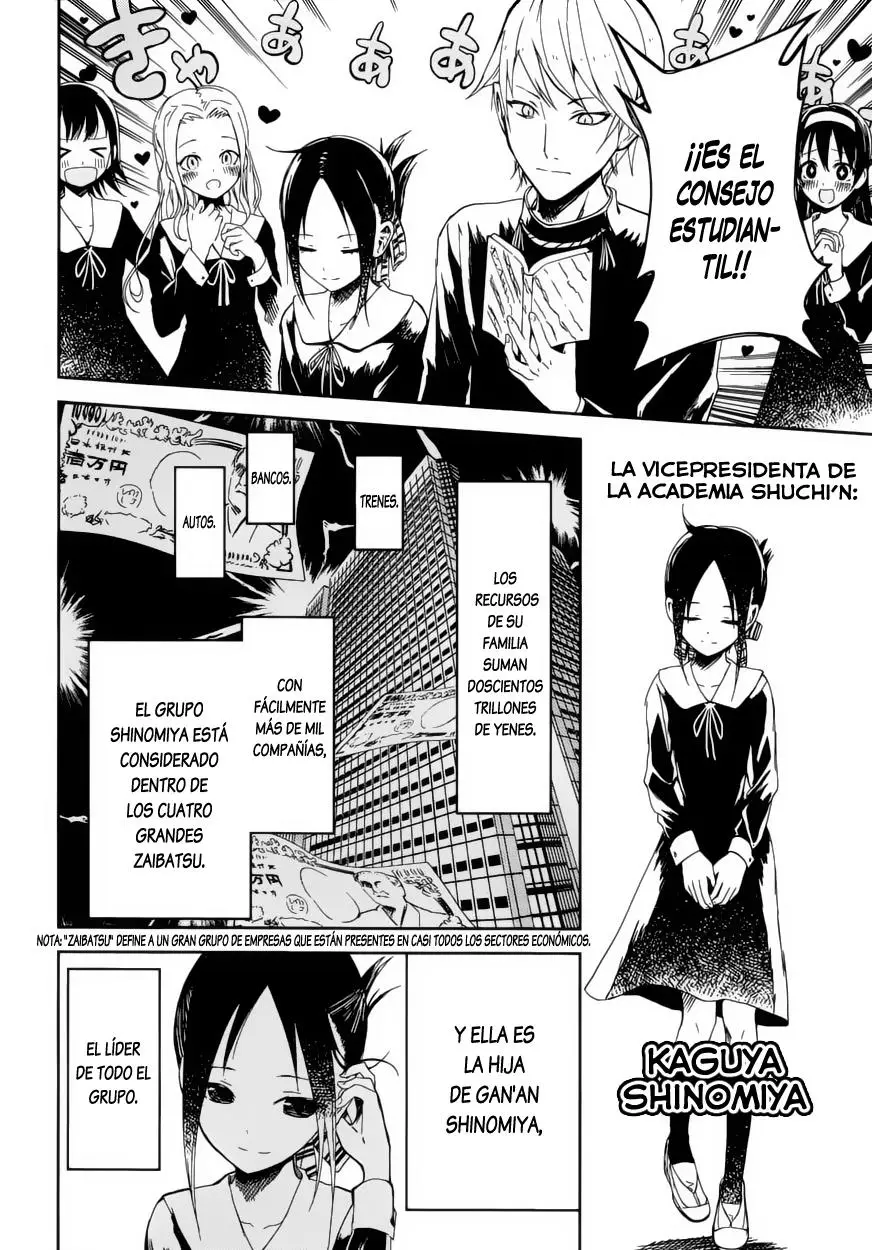 Kaguya-sama wa Kokurasetai: Tensai-tachi no Renai Zunousen (2015) - Capítulo 1 - Página 5 - LectorTMOo