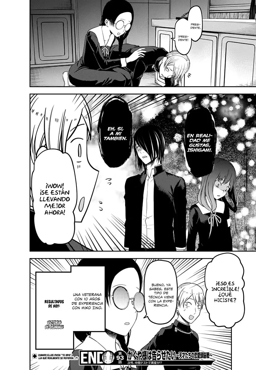 Kaguya-sama wa Kokurasetai: Tensai-tachi no Renai Zunousen (2015) - Capítulo 103 - Página 16 - LectorTMOo