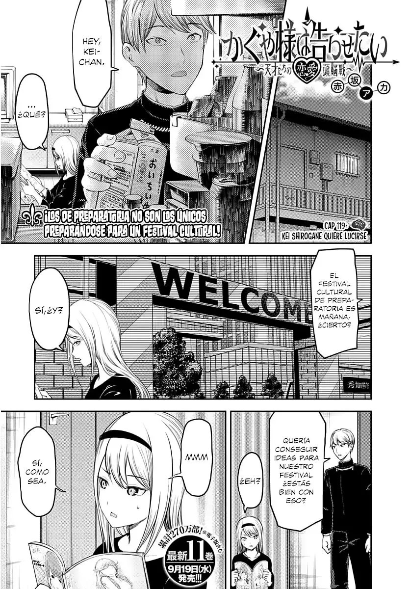 Kaguya-sama wa Kokurasetai: Tensai-tachi no Renai Zunousen (2015) - Capítulo 119 - Página 2 - LectorTMOo