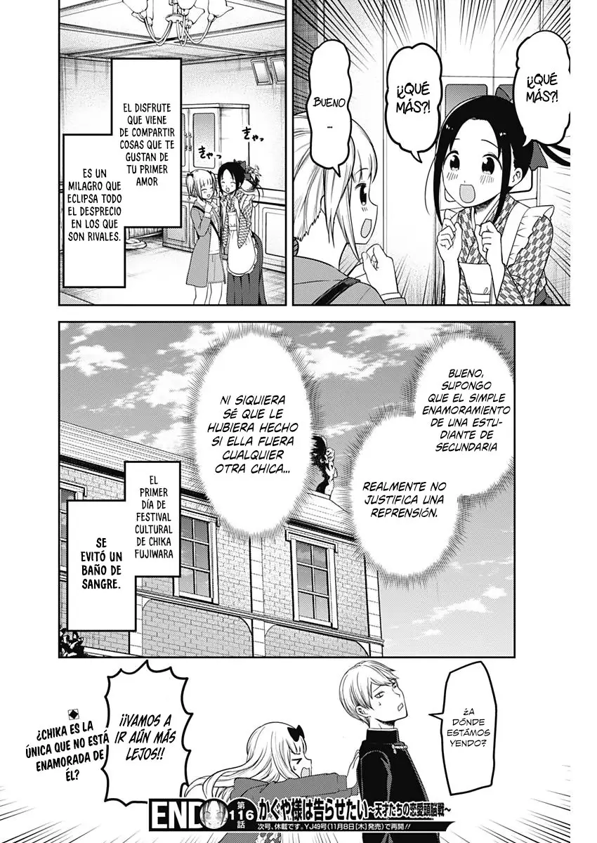 Kaguya-sama wa Kokurasetai: Tensai-tachi no Renai Zunousen (2015) - Capítulo 126 - Página 19 - LectorTMOo