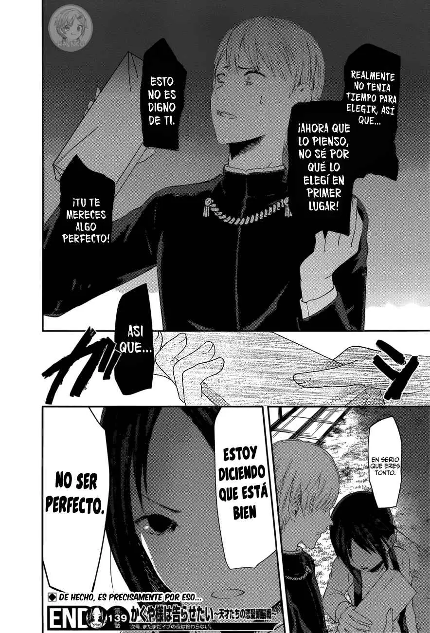 Kaguya-sama wa Kokurasetai: Tensai-tachi no Renai Zunousen (2015) - Capítulo 149 - Página 18 - LectorTMOo