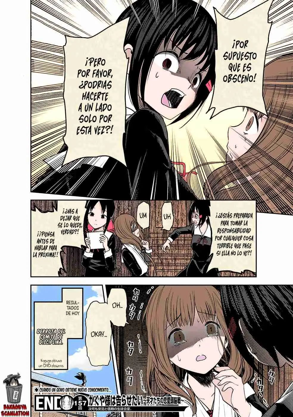 Kaguya-sama wa Kokurasetai: Tensai-tachi no Renai Zunousen (2015) - Capítulo 167 - Página 19 - LectorTMOo