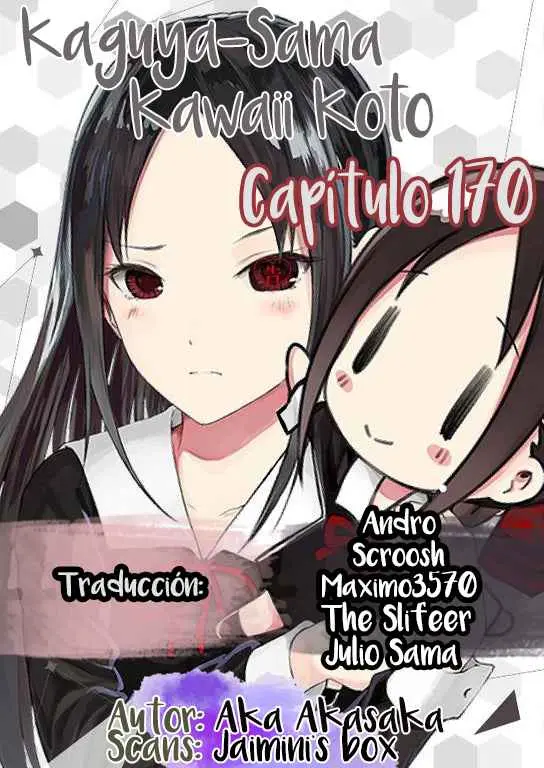 Kaguya-sama wa Kokurasetai: Tensai-tachi no Renai Zunousen (2015) - Capítulo 170 - Página 1 - LectorTMOo