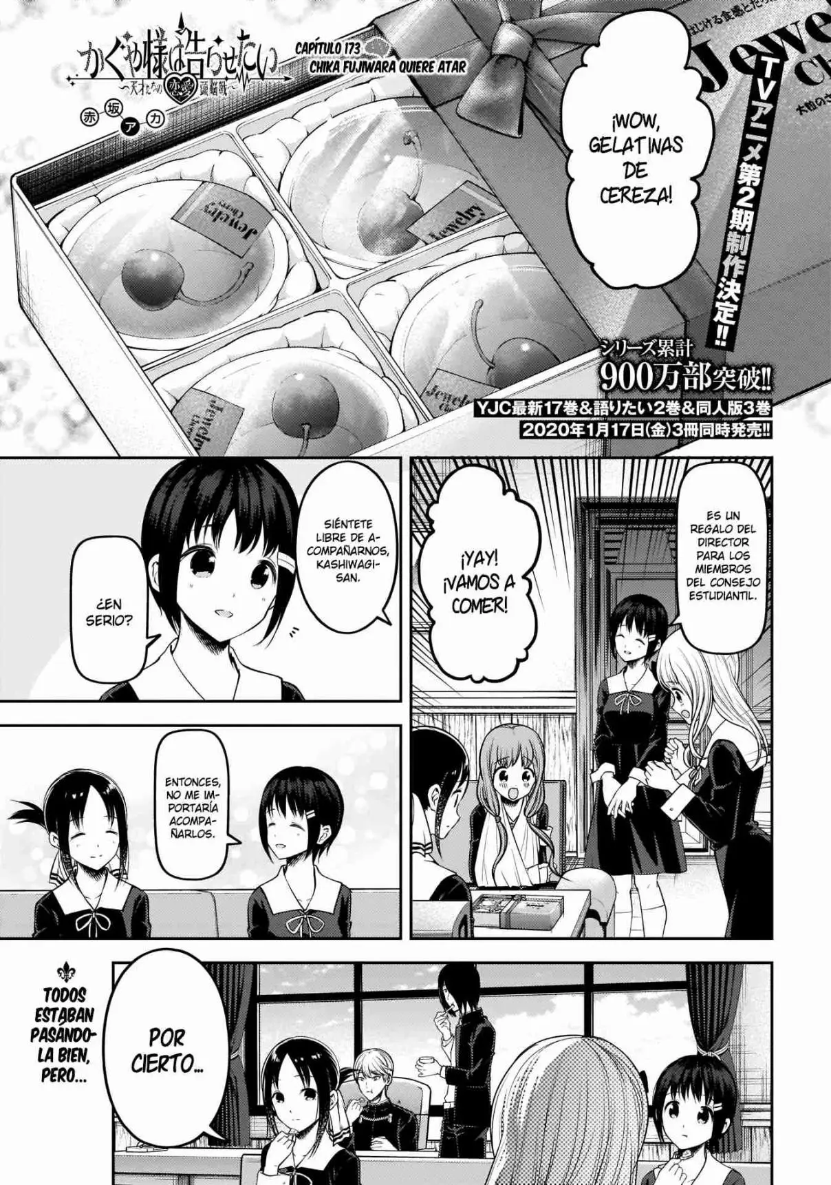 Kaguya-sama wa Kokurasetai: Tensai-tachi no Renai Zunousen (2015) - Capítulo 173 - Página 2 - LectorTMOo