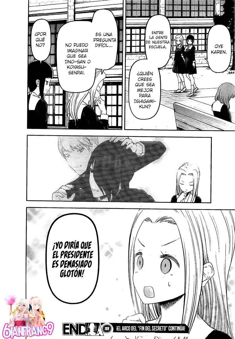 Kaguya-sama wa Kokurasetai: Tensai-tachi no Renai Zunousen (2015) - Capítulo 189 - Página 19 - LectorTMOo