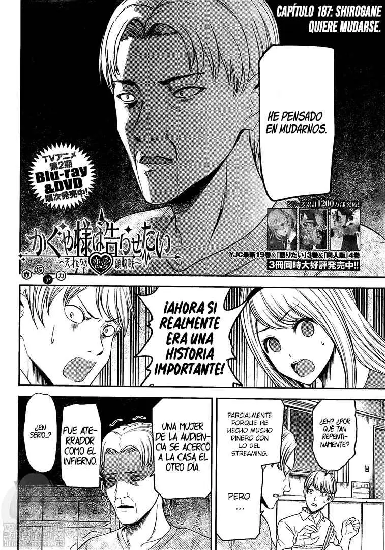 Kaguya-sama wa Kokurasetai: Tensai-tachi no Renai Zunousen (2015) - Capítulo 197 - Página 3 - LectorTMOo