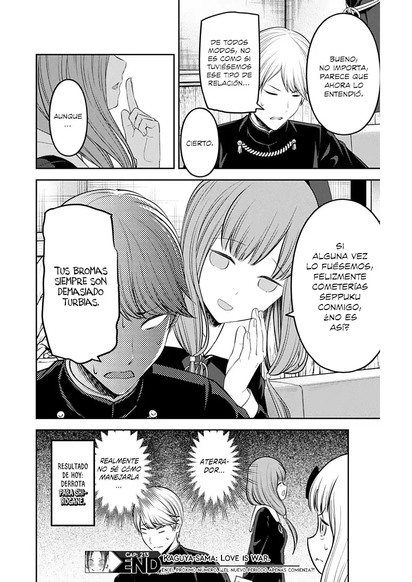 Kaguya-sama wa Kokurasetai: Tensai-tachi no Renai Zunousen (2015) - Capítulo 213 - Página 19 - LectorTMOo