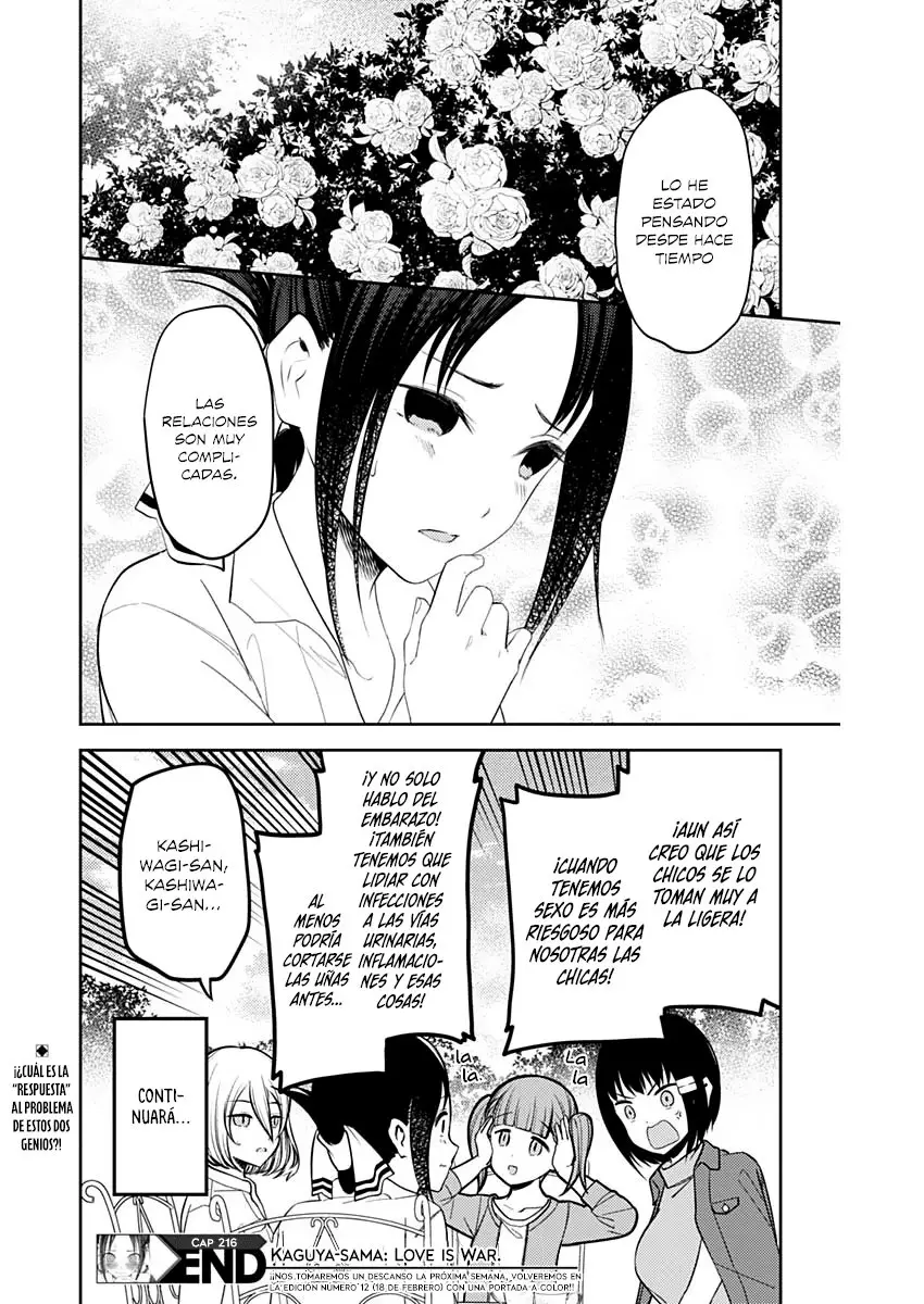 Kaguya-sama wa Kokurasetai: Tensai-tachi no Renai Zunousen (2015) - Capítulo 216 - Página 18 - LectorTMOo