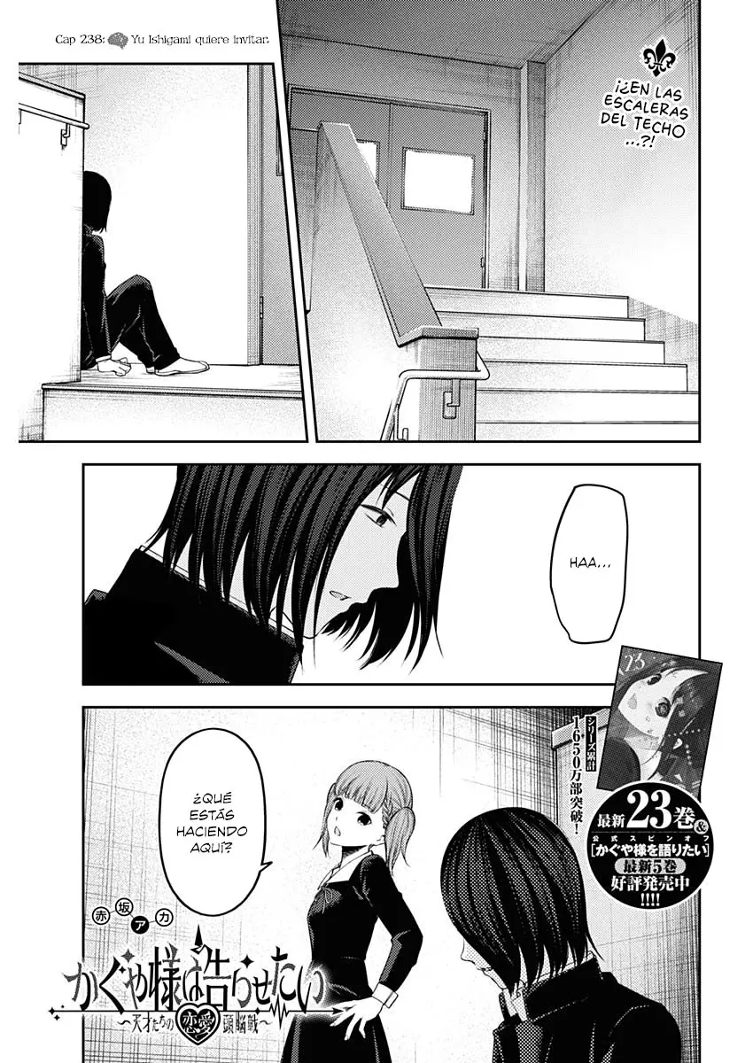 Kaguya-sama wa Kokurasetai: Tensai-tachi no Renai Zunousen (2015) - Capítulo 238 - Página 2 - LectorTMOo