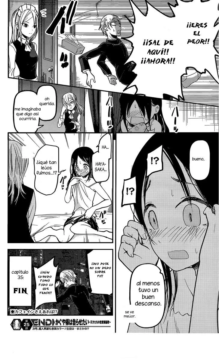 Kaguya-sama wa Kokurasetai: Tensai-tachi no Renai Zunousen (2015) - Capítulo 35 - Página 18 - LectorTMOo