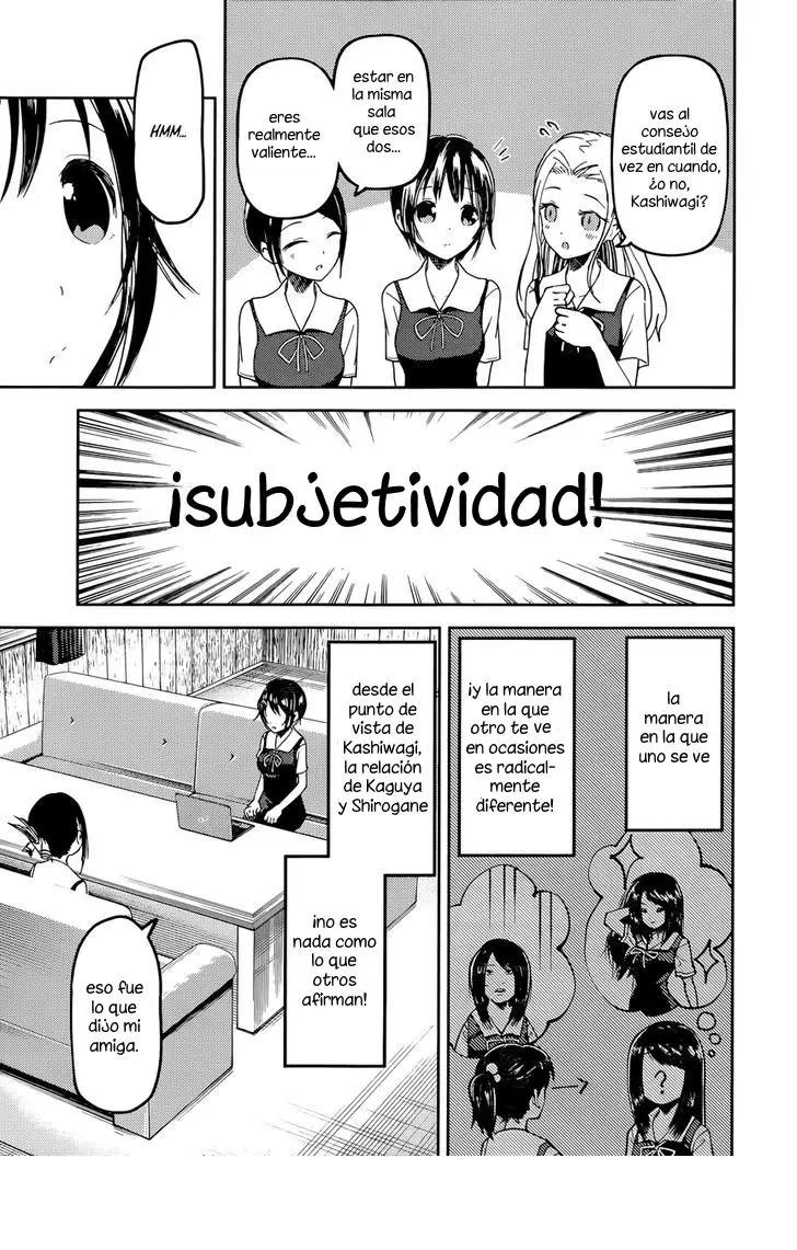 Kaguya-sama wa Kokurasetai: Tensai-tachi no Renai Zunousen (2015) - Capítulo 50 - Página 6 - LectorTMOo
