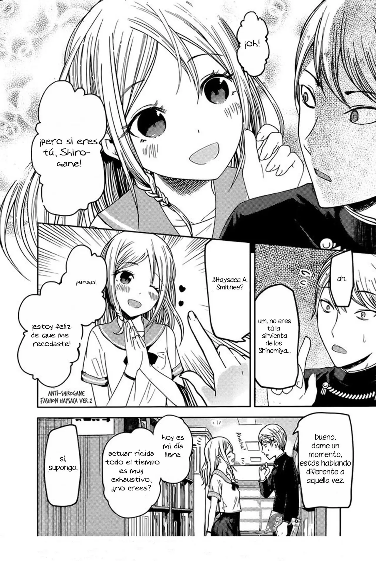 Kaguya-sama wa Kokurasetai: Tensai-tachi no Renai Zunousen (2015) - Capítulo 58 - Página 4 - LectorTMOo