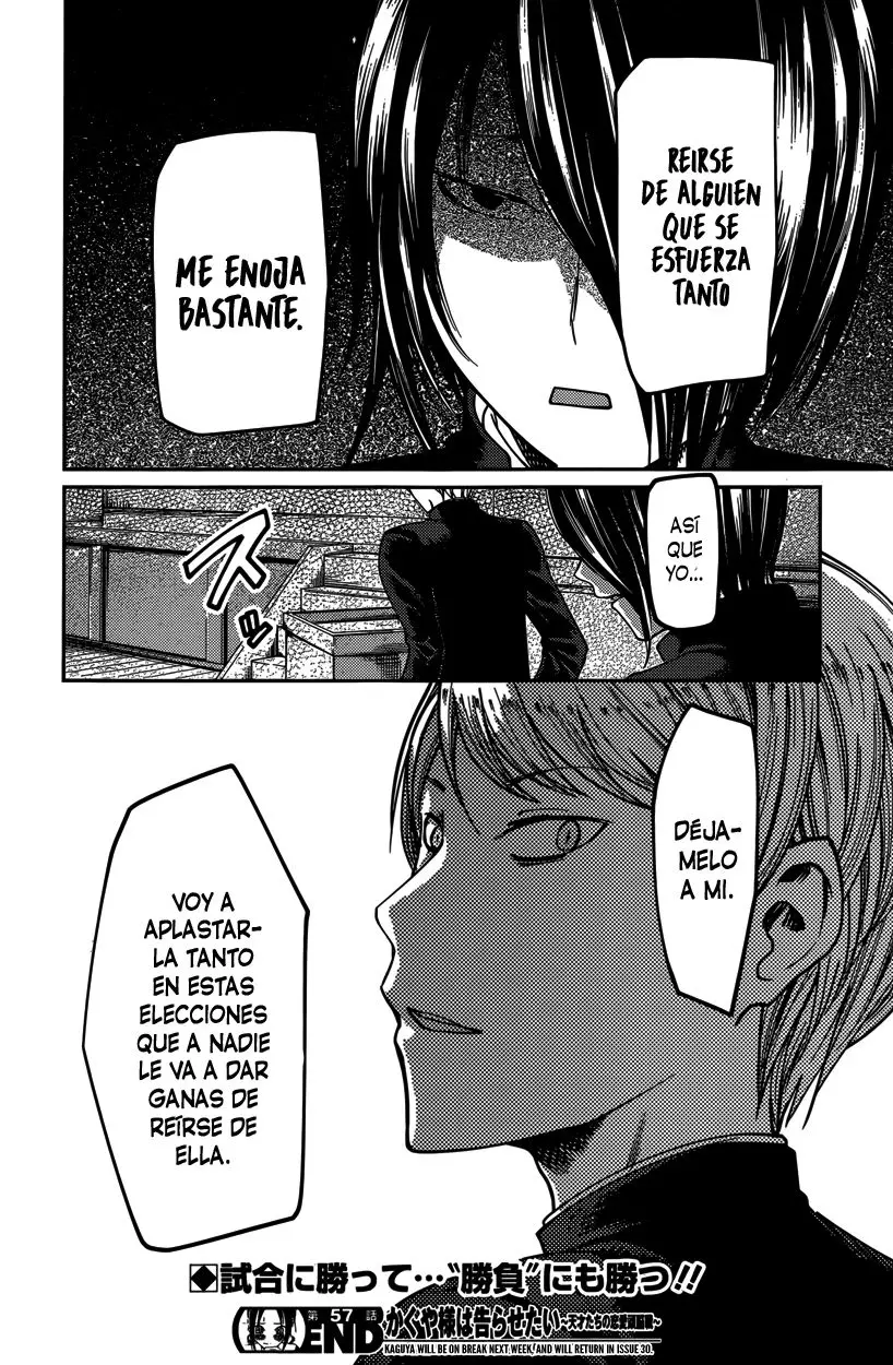 Kaguya-sama wa Kokurasetai: Tensai-tachi no Renai Zunousen (2015) - Capítulo 67 - Página 16 - LectorTMOo
