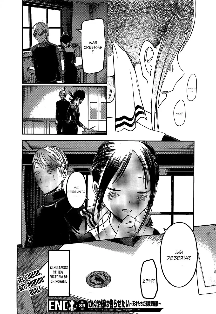 Kaguya-sama wa Kokurasetai: Tensai-tachi no Renai Zunousen (2015) - Capítulo 99 - Página 19 - LectorTMOo
