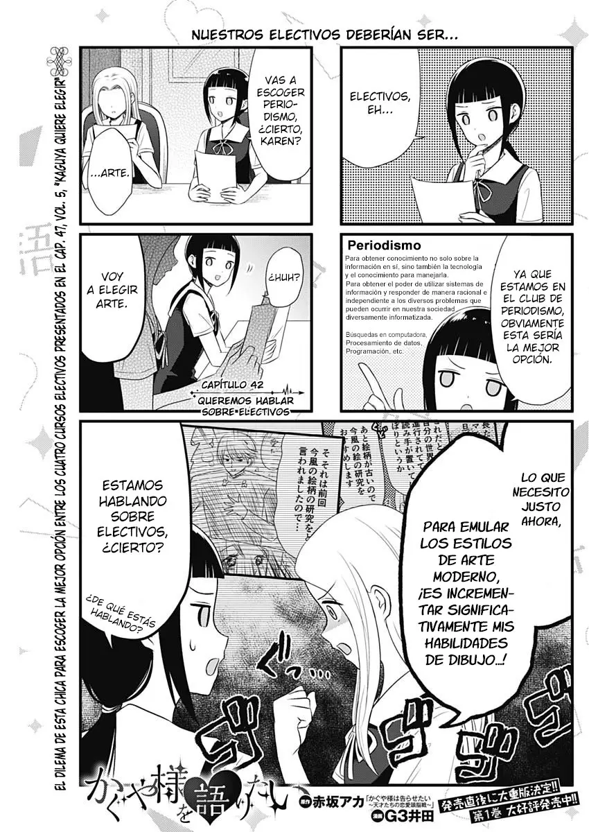 Kaguya-sama wo Kataritai (2018) - Capítulo 42 - Página 1 - LectorTMOo
