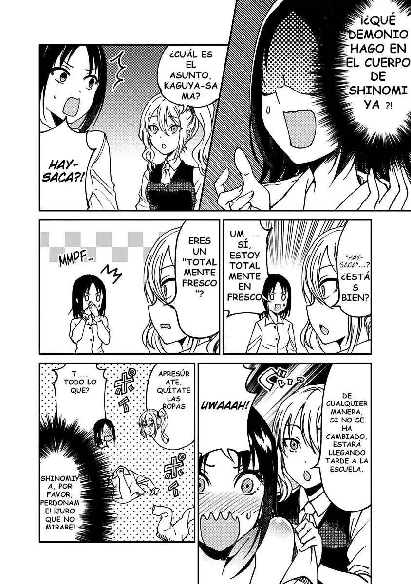 Kaguya Wants to be Confessed to Official Doujin (Body Swap) (2019) - Capítulo 1 - Página 5 - LectorTMOo