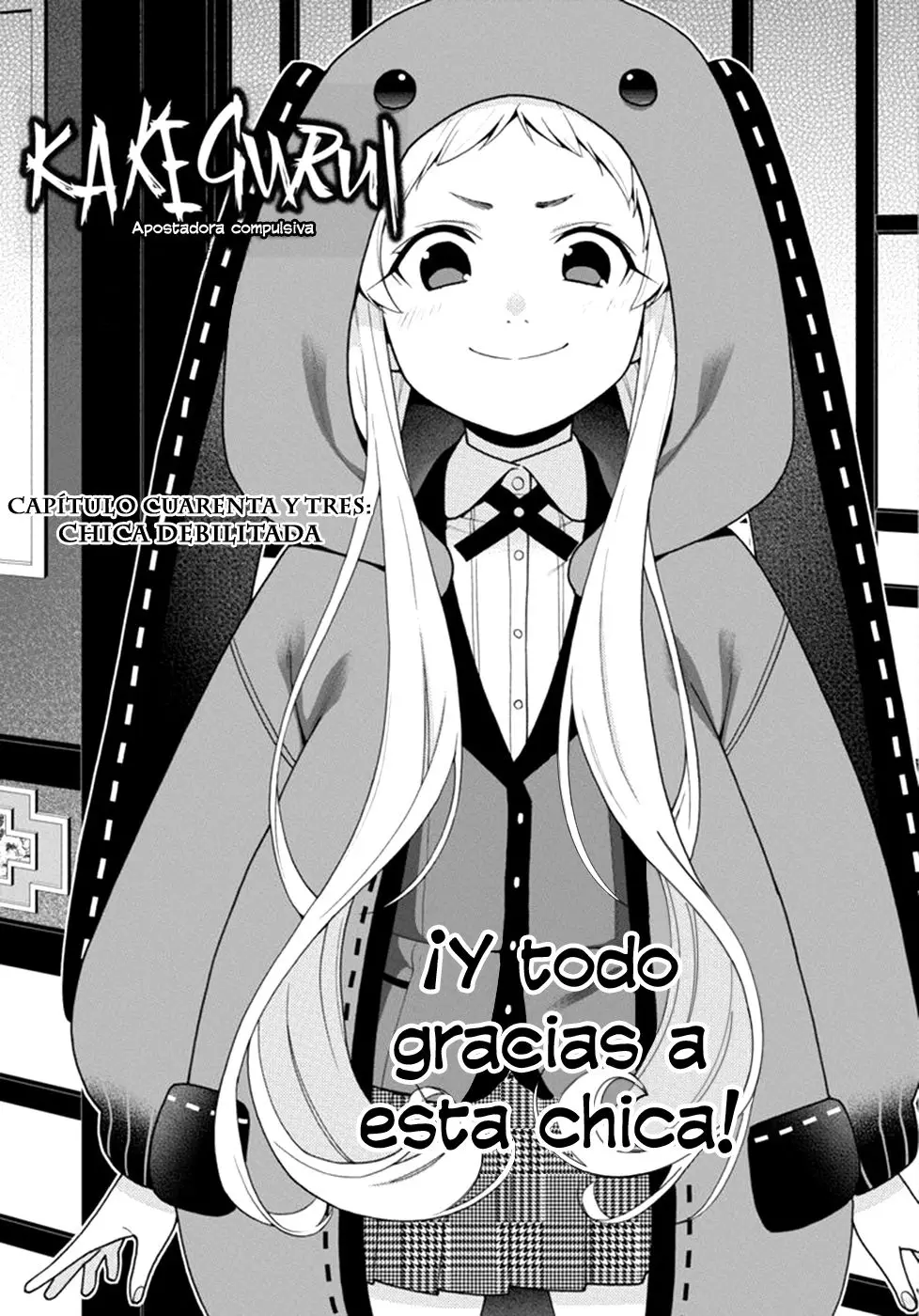 Kakegurui: Compulsive Gambler (2014) - Capítulo 43 - Página 3 - LectorTMOo